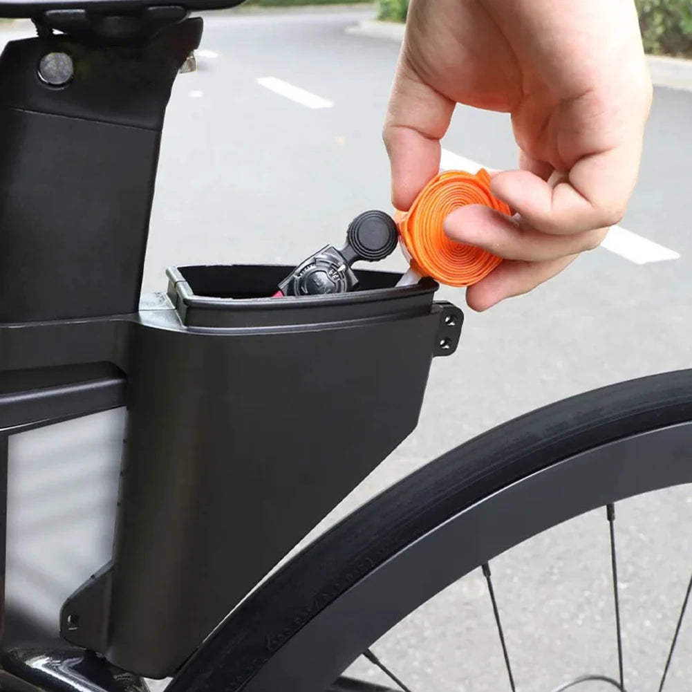 Teardrop Seatpost Bag For Road Bikes Hard Shell Large Capacity