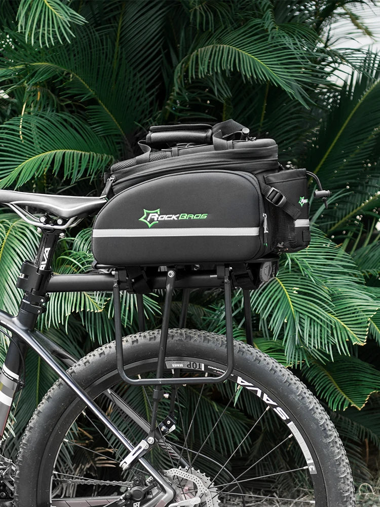 Rockbros Waterproof 35L Bicycle Carrier Bag Pannier Rear Rack Travel Bag