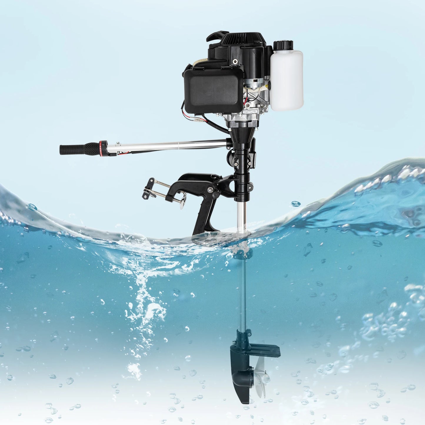 4 Stroke 7.5HP Heavy Duty Inflatable Fishing Boat Engine with Electric Start