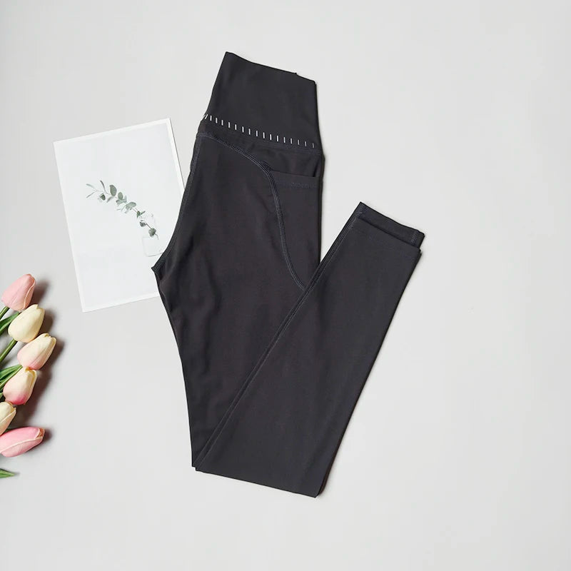 High Waist Push Up Fitness Leggings Women Yoga Pants Nude