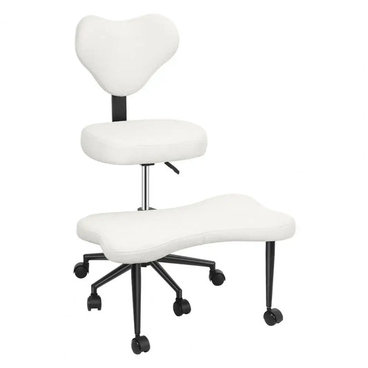 Yoga Chair with Back Support and Wheels for Meditation and Home Office Use