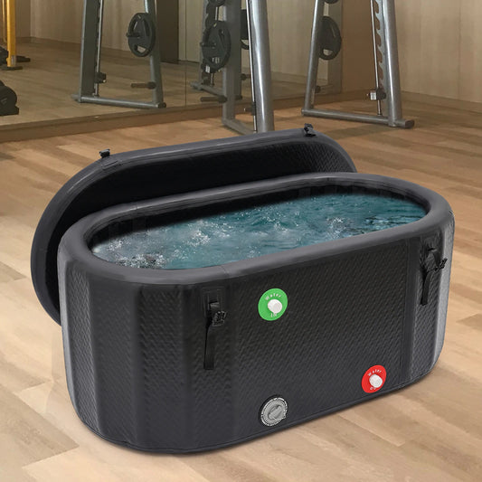 Inflatable Ice Bath Tub with Pump for Athletes and Competitions - PVC 370L