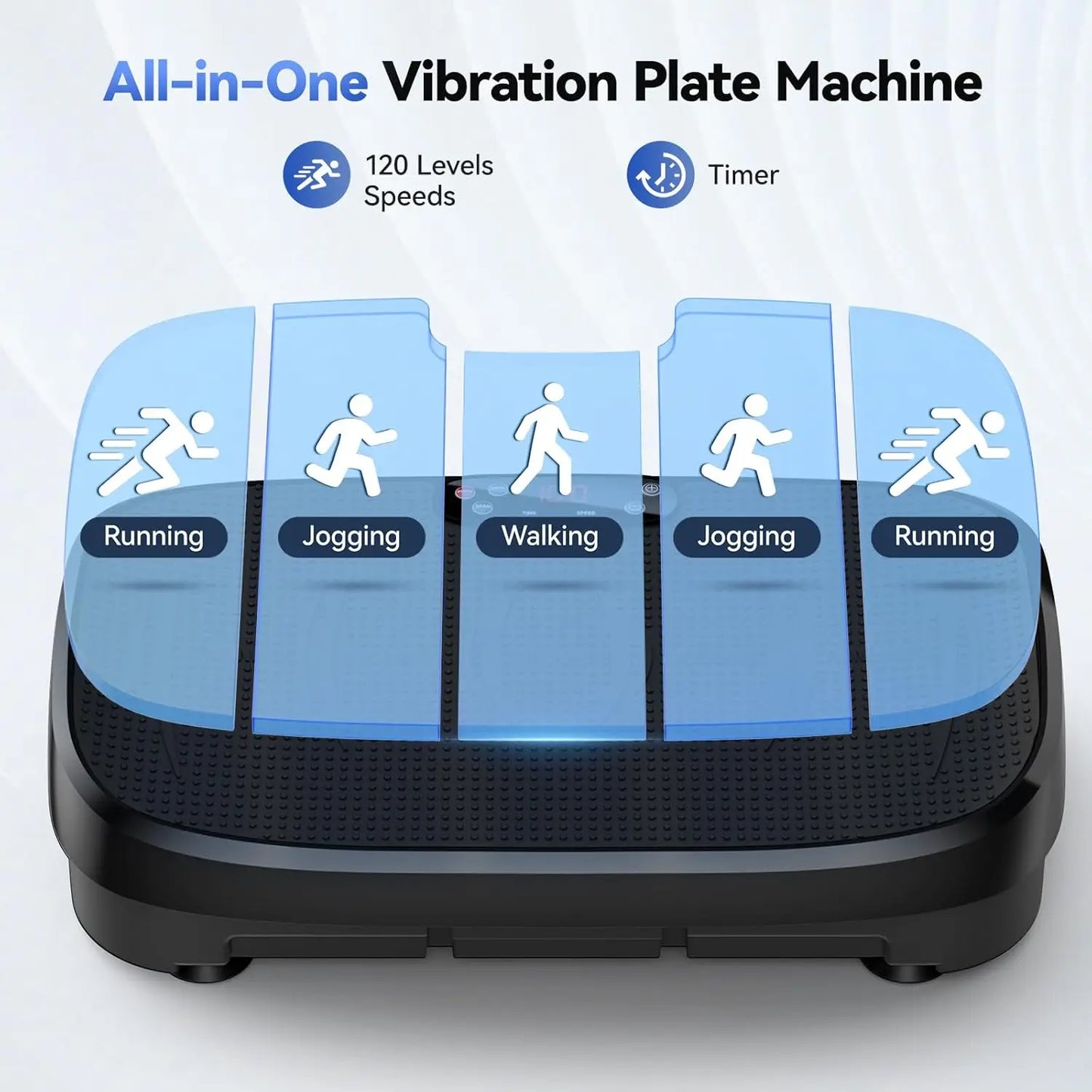 Vibration Plate Fitness Multi-Function Trainer with 120 Levels