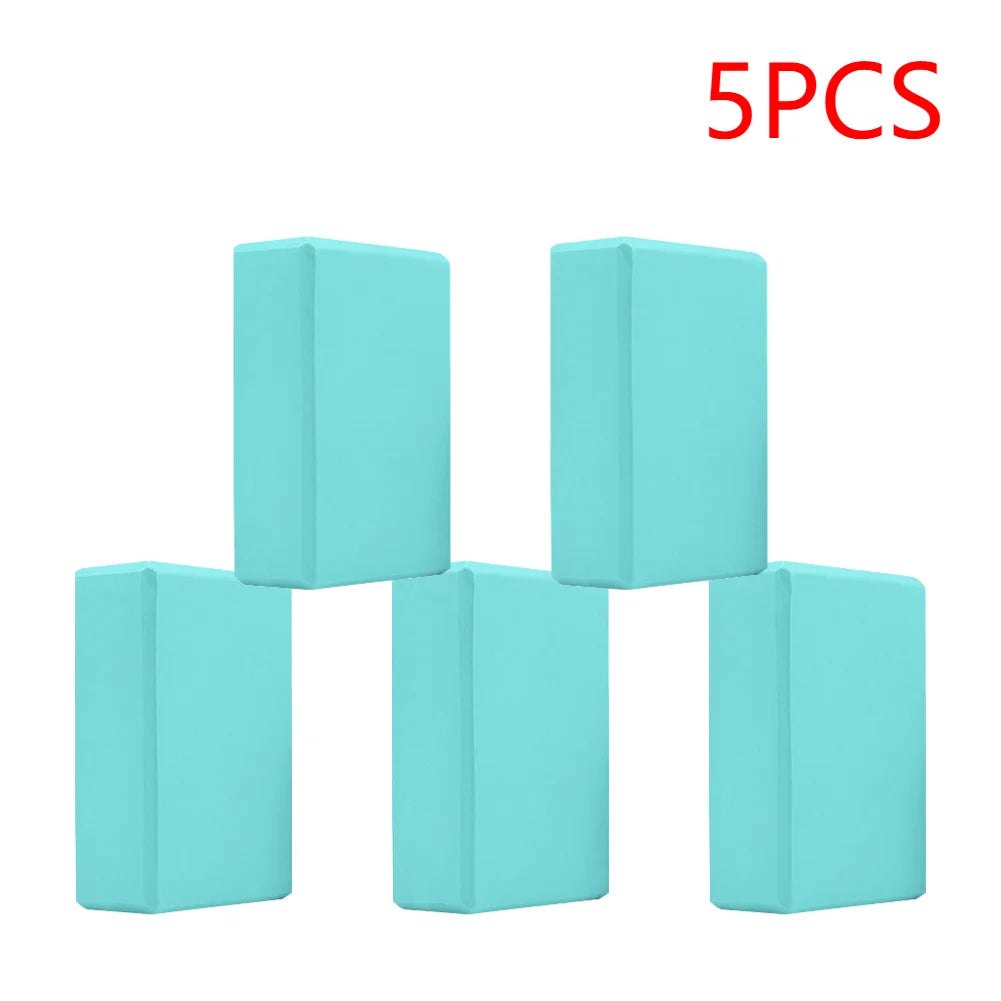 EVA Yoga Blocks Set for Gym Training Moisture Proof High Density Body Shaping