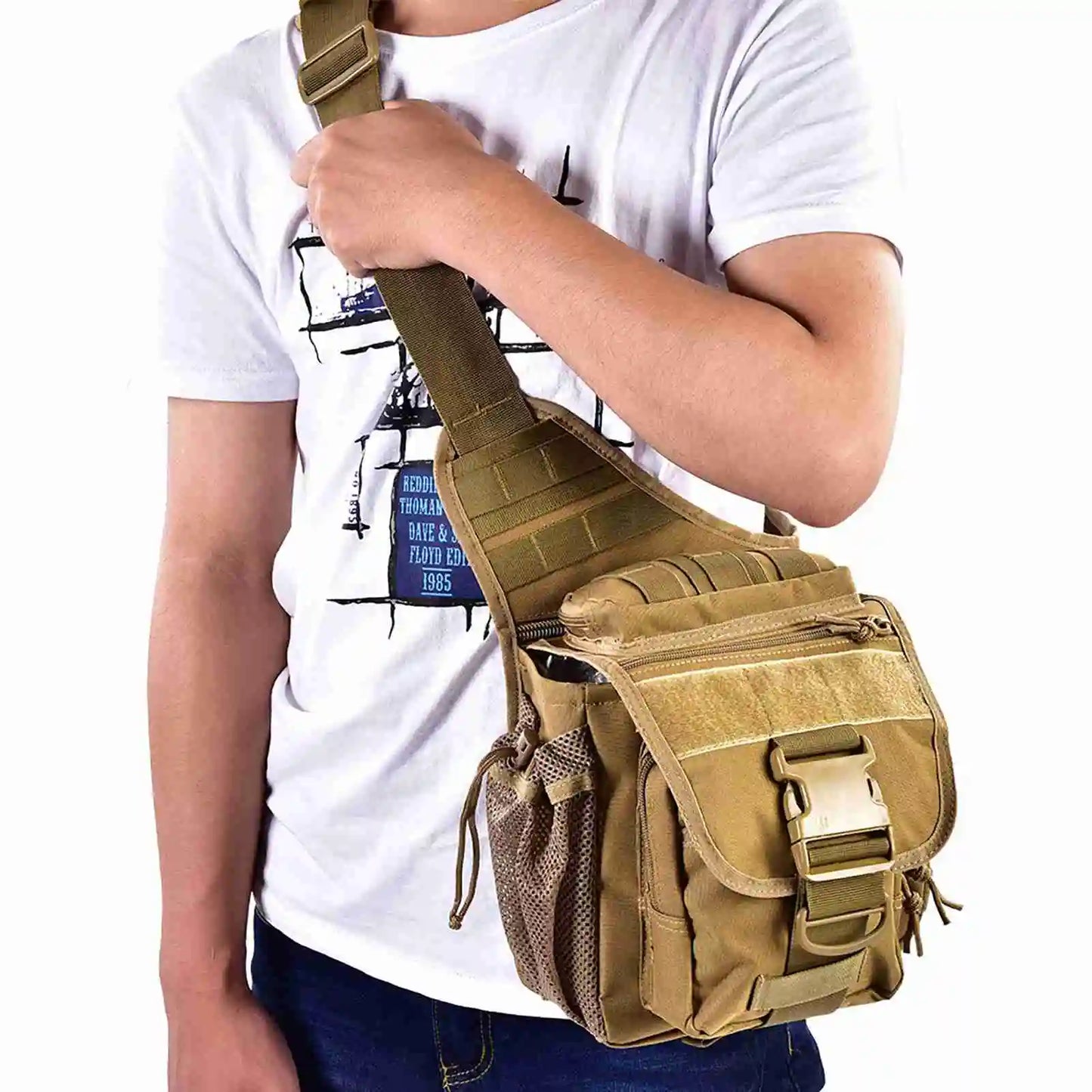 Durable Military Chest Bag For Outdoor Travel And Hiking