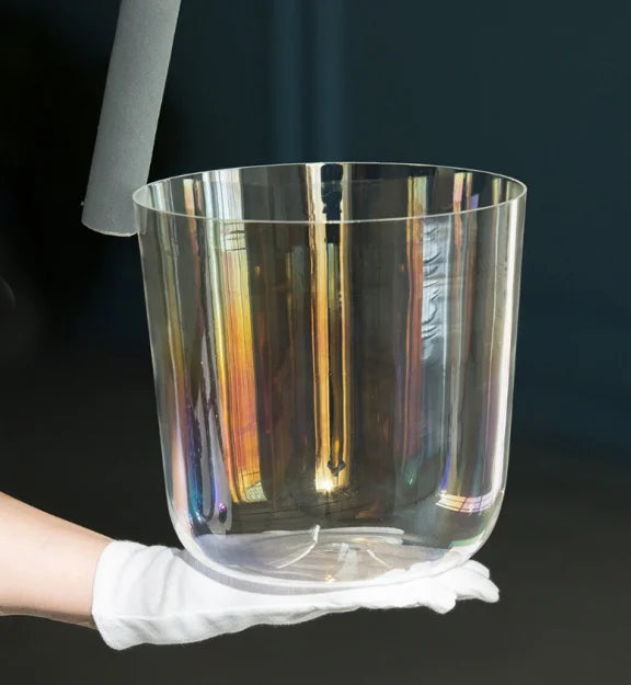 Hye Eun Pink Quartz Crystal Singing Bowl Set 7 Piece Chakra