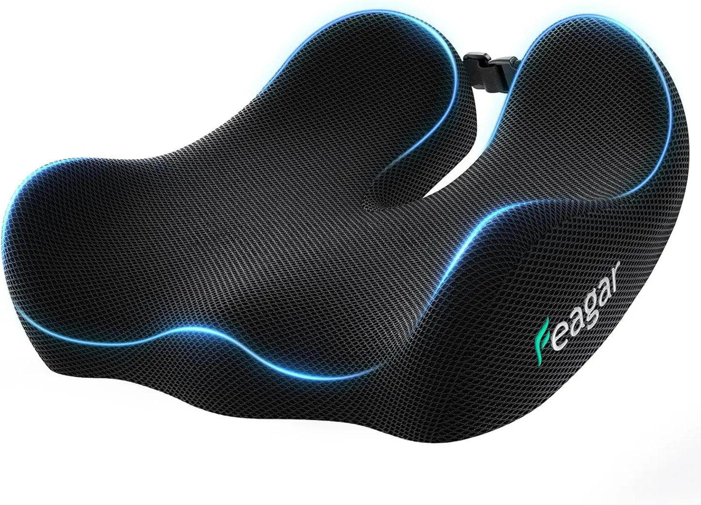 Ergonomic Memory Foam Seat Cushion for Tailbone Pain Relief in Office and Car