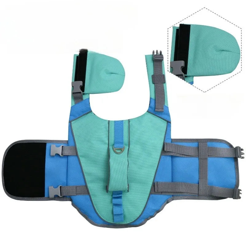 Dog Summer Swim Life Jacket Safety Vest For Pool Surfing Drifting Dogs