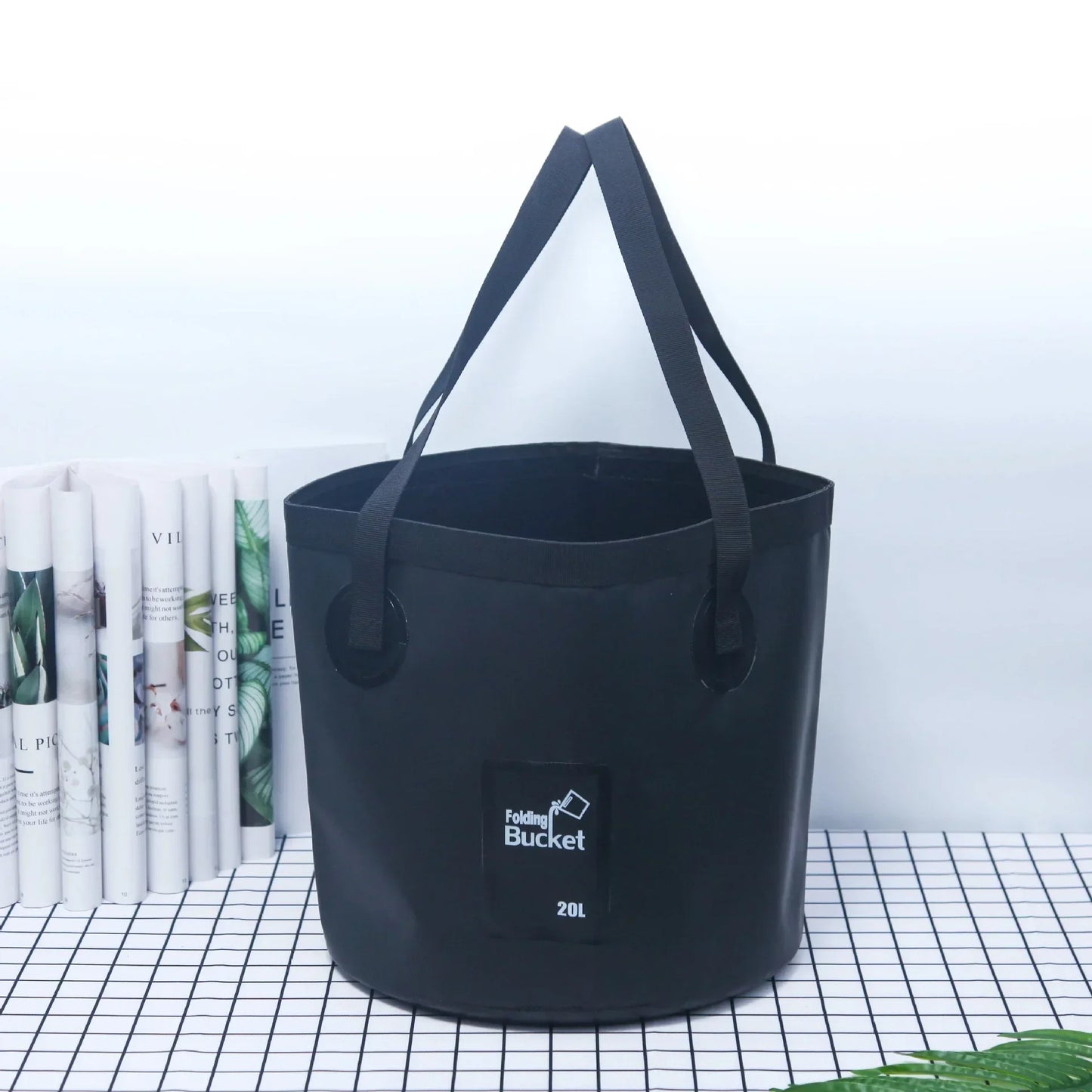 Portable Foldable Water Bucket 12L 20L For Camping Hiking Travel Fishing