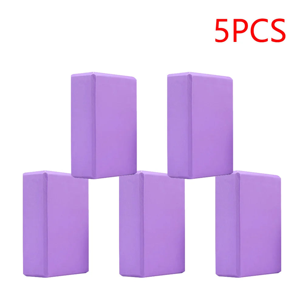 EVA Yoga Blocks Set for Gym Training Moisture Proof High Density Body Shaping