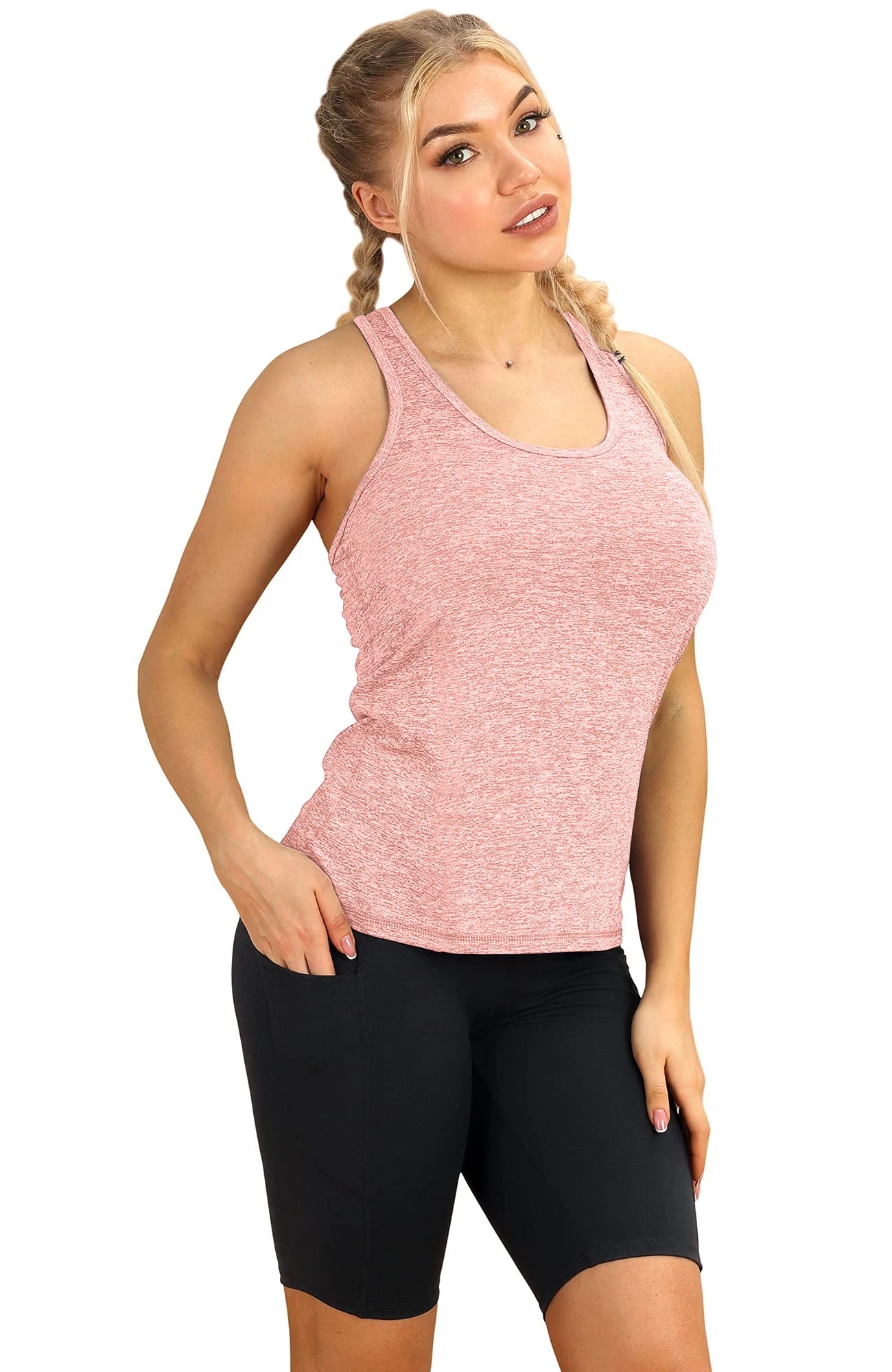 3 Pcs Women's Quick Dry Loose Yoga Tops for Fitness and Workout