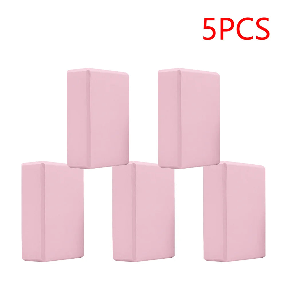 EVA Yoga Blocks Set for Gym Training Moisture Proof High Density Body Shaping