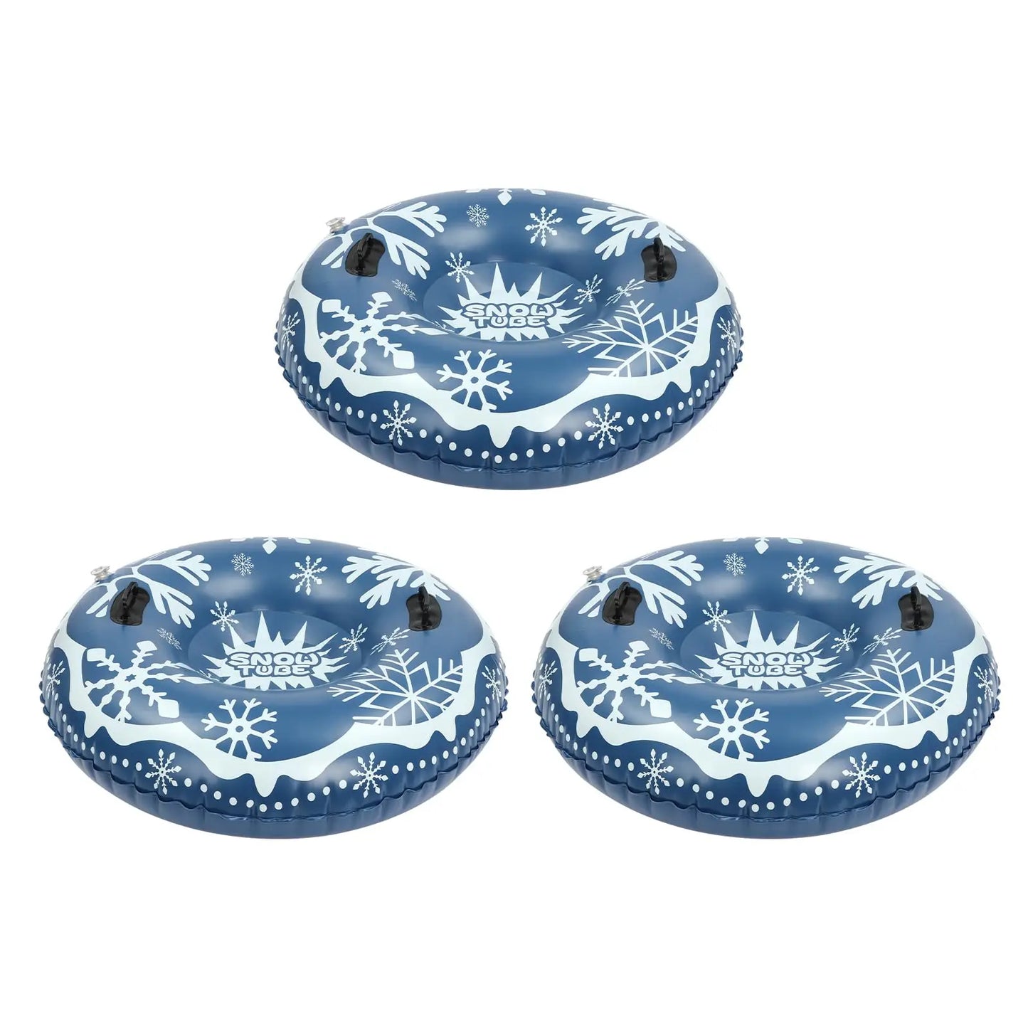 Heavy Duty Snow Tubes 40 Inch Inflatable Sled Adults Kids