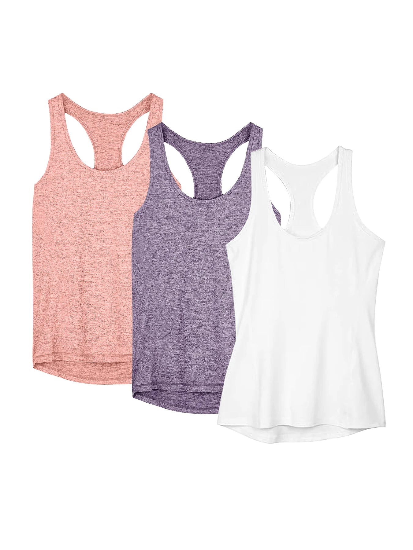 3 Pcs Women's Quick Dry Loose Yoga Tops for Fitness and Workout