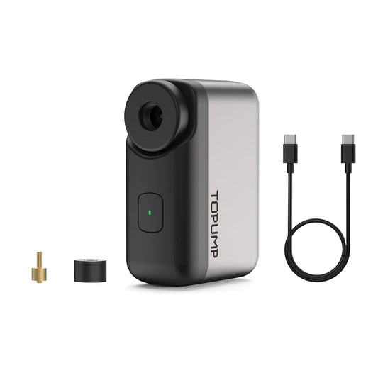 Ultra Compact Electric Bike Pump 120 PSI Auto Shutoff Presta Schrader