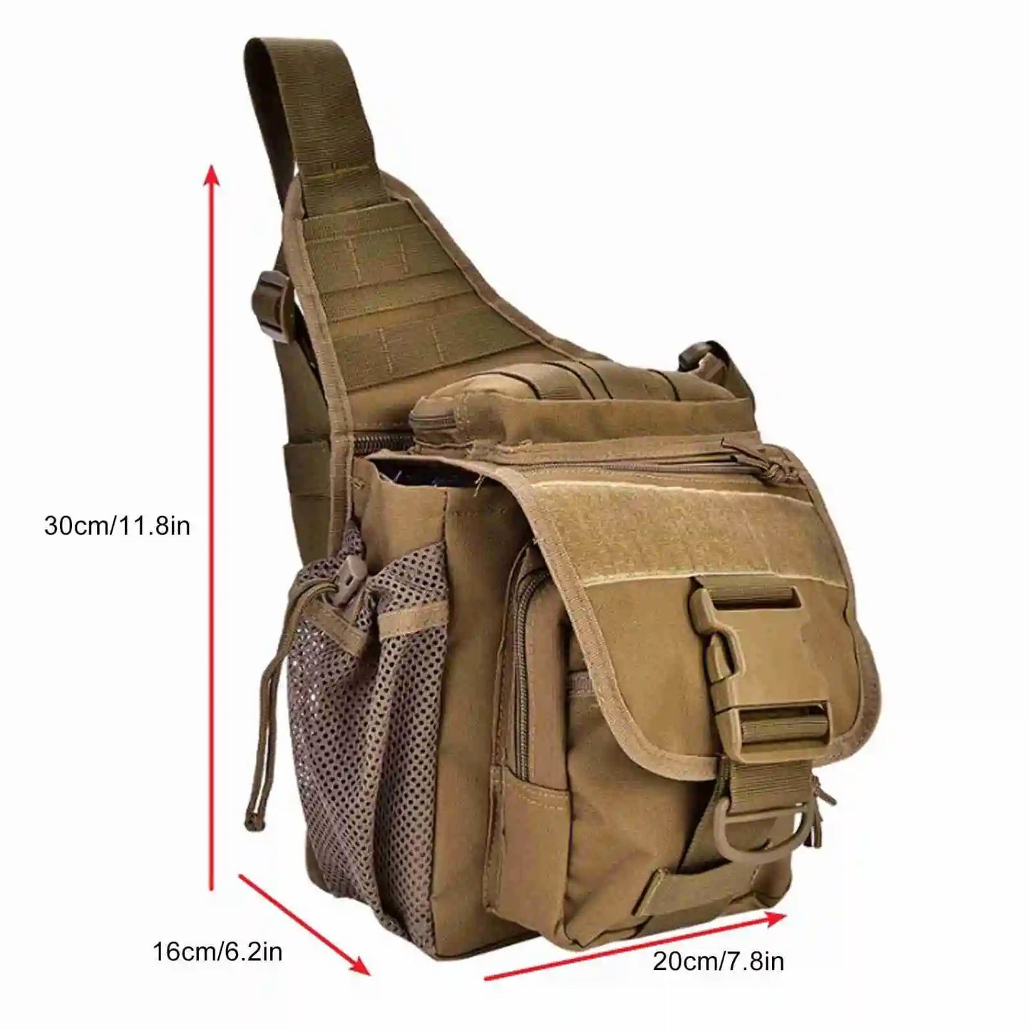 Durable Military Chest Bag For Outdoor Travel And Hiking