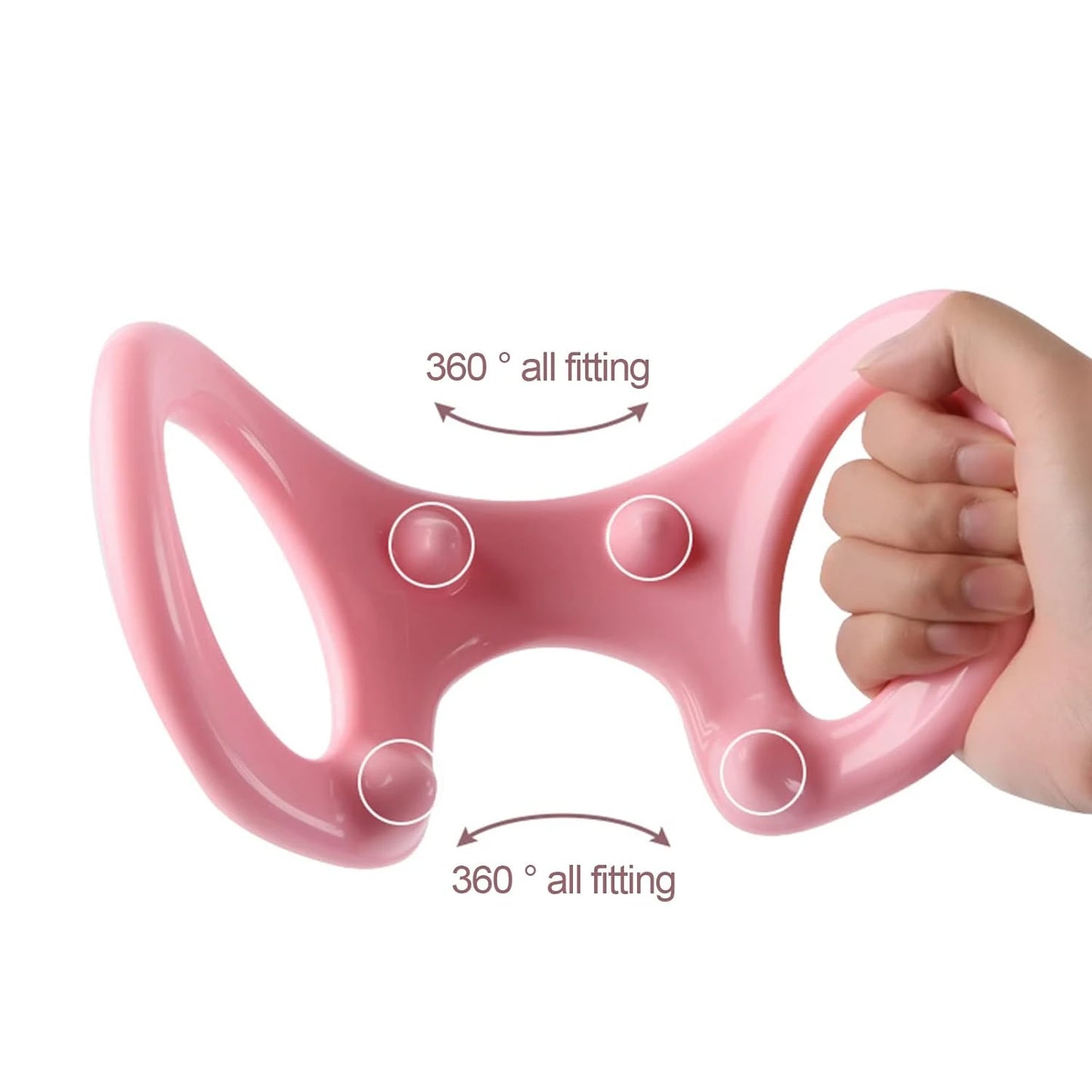 Enhanced Comfortable Open Shoulder Yoga Rings Resistance Pilates Ring Kit for Improved Muscle Recovery and Flexibility