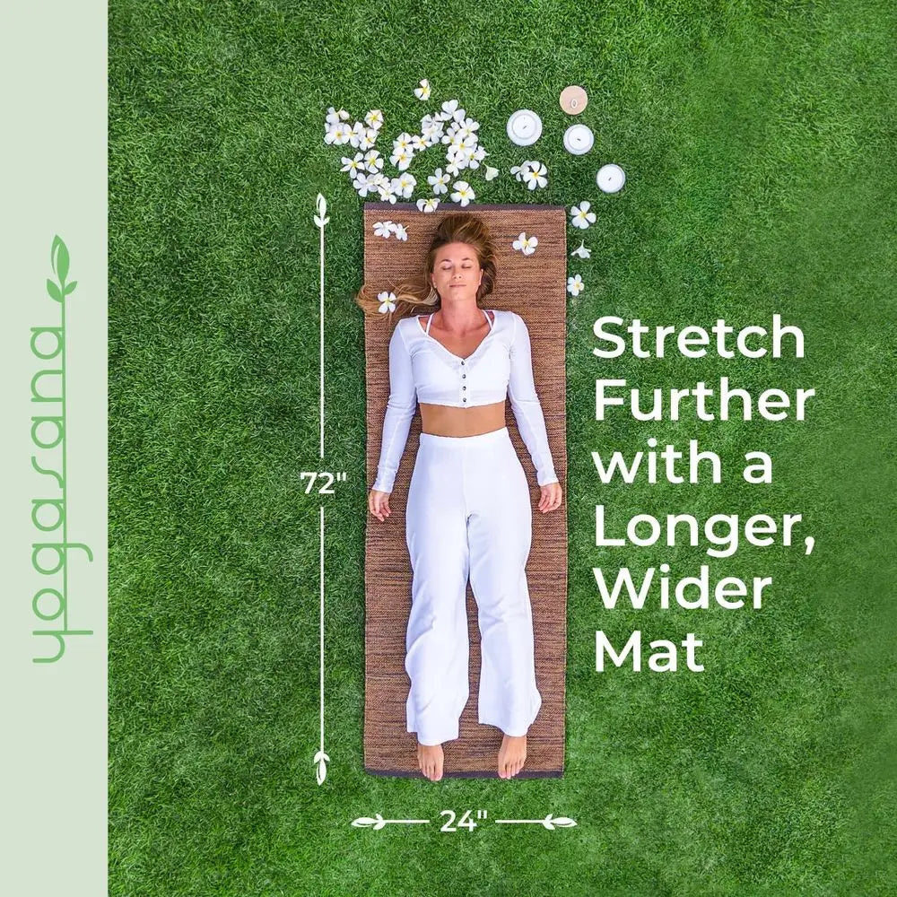 Cotton Yoga Mat Non Slip Hand Woven Foldable Extra Thick For Travel Comfort