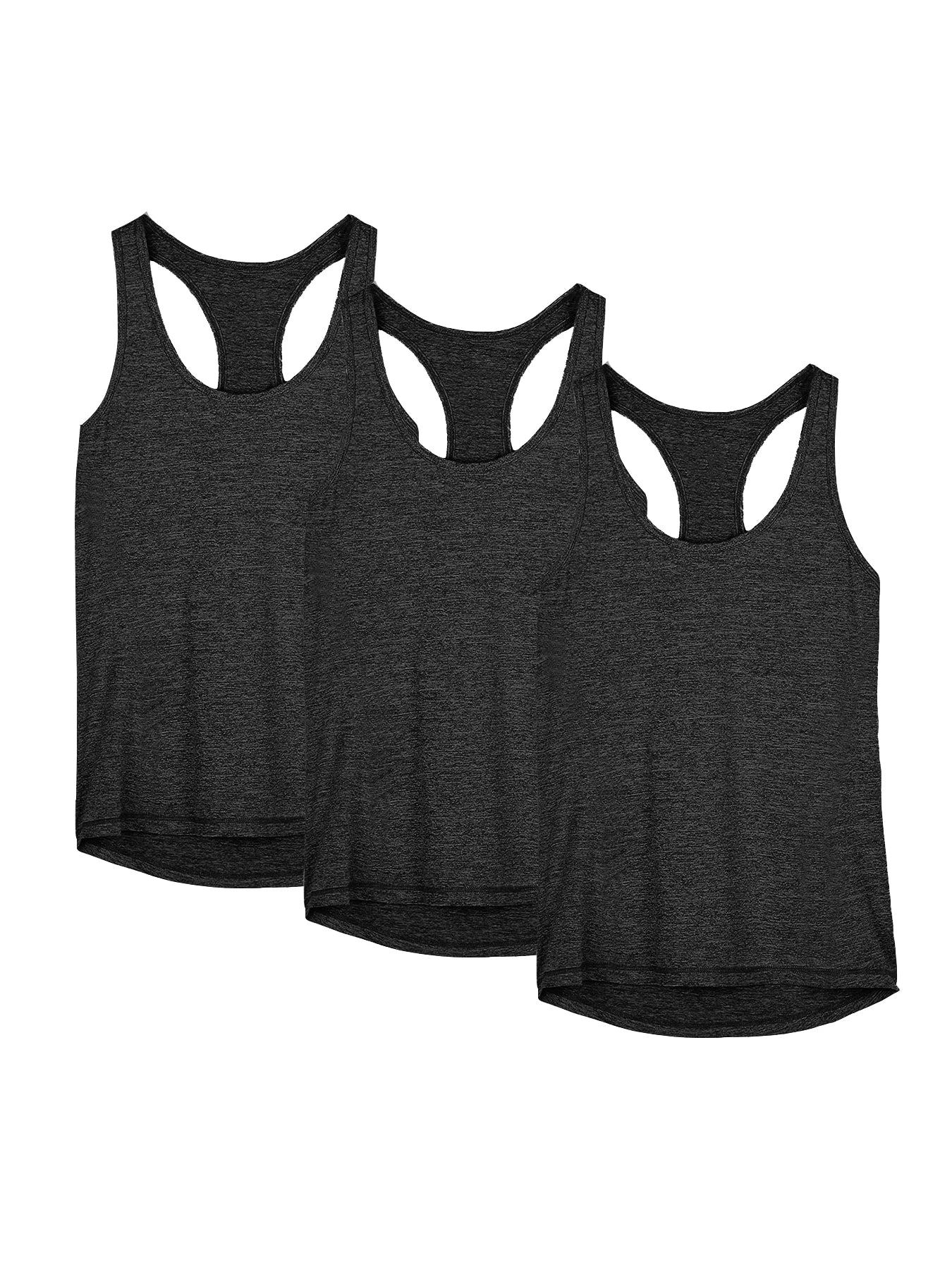 3 Pcs Women's Quick Dry Loose Yoga Tops for Fitness and Workout