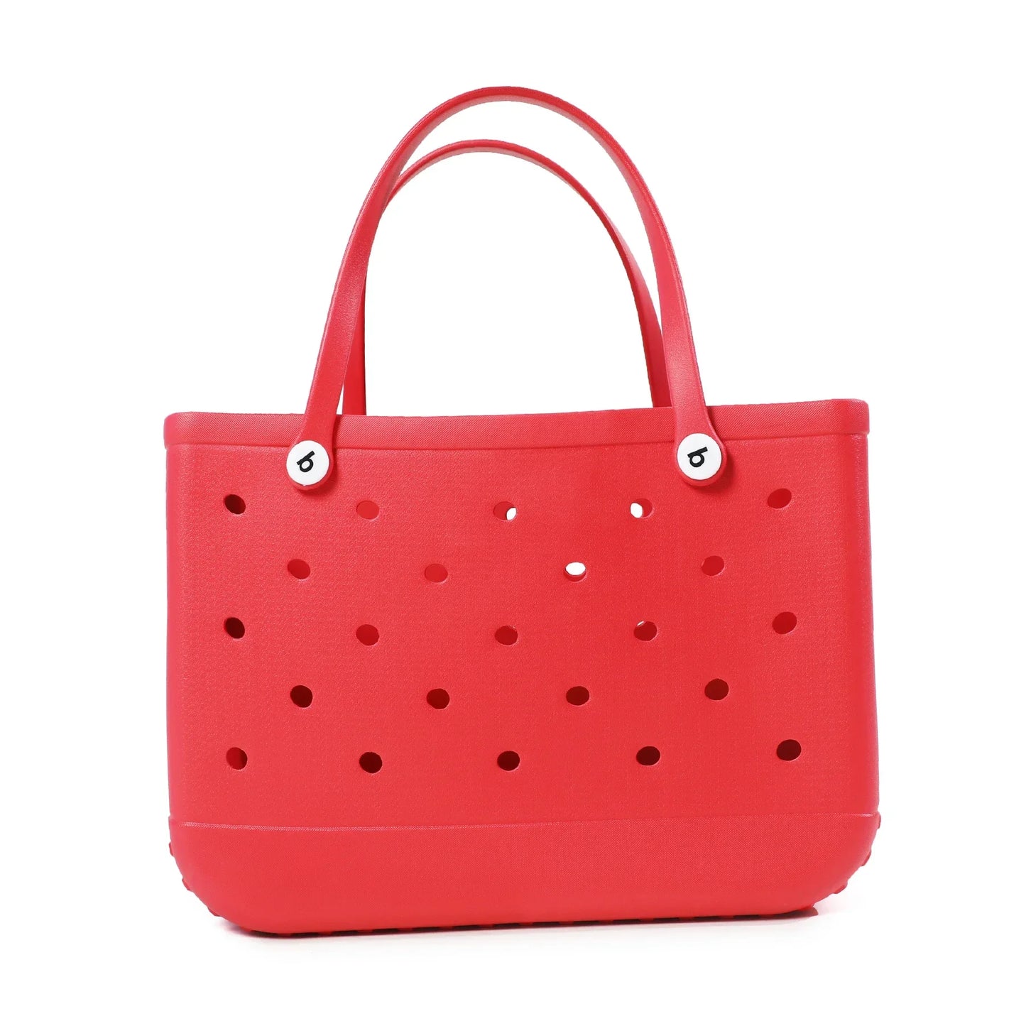 XL Waterproof Beach Bag for Women EVA Rubber Tote Storage Basket Travel Handbag