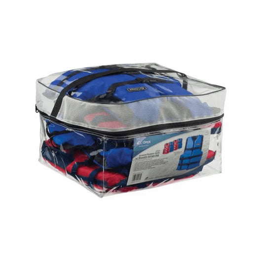 Adult Universal Life Jacket PFD Foam Flotation Blue Red Pack Of 4