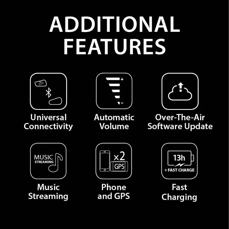Cardo Systems Freecom 4X Single Bluetooth Intercom Black 1 Pack