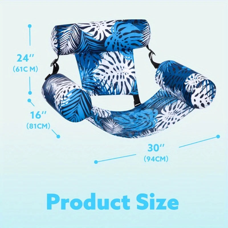 Joyfy Leaf Inflatable Pool Chair Lounger For Adults Two Pack