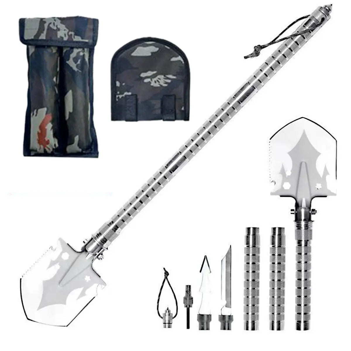 Detachable Foldable Military Shovel For Outdoor Survival And Camping Gear