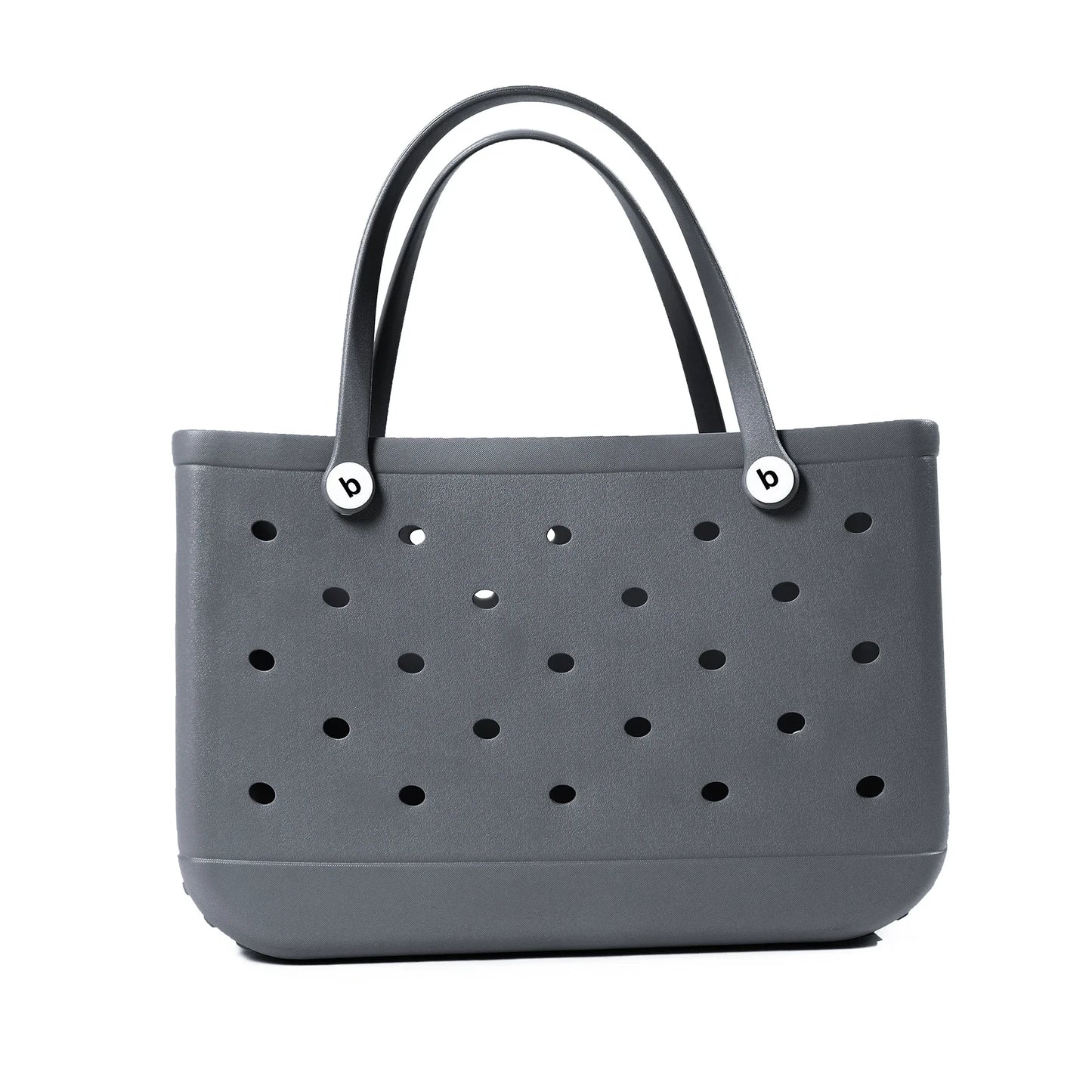 XL Waterproof Beach Bag for Women EVA Rubber Tote Storage Basket Travel Handbag
