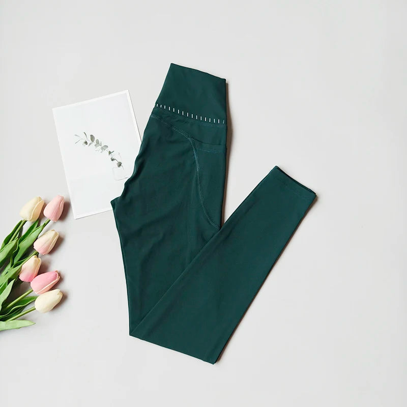 High Waist Push Up Fitness Leggings Women Yoga Pants Nude