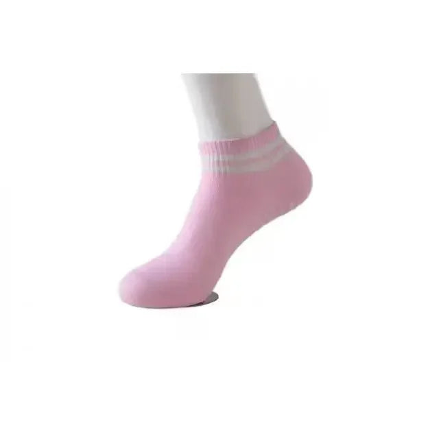 Grip Socks For Women Non Slip Pilates Yoga Socks With Double Stripes