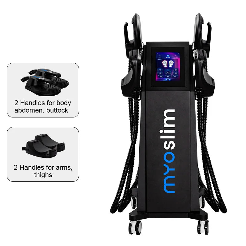 EMS Body Sculpt Machine Fat Burner With 4 Handles Pro