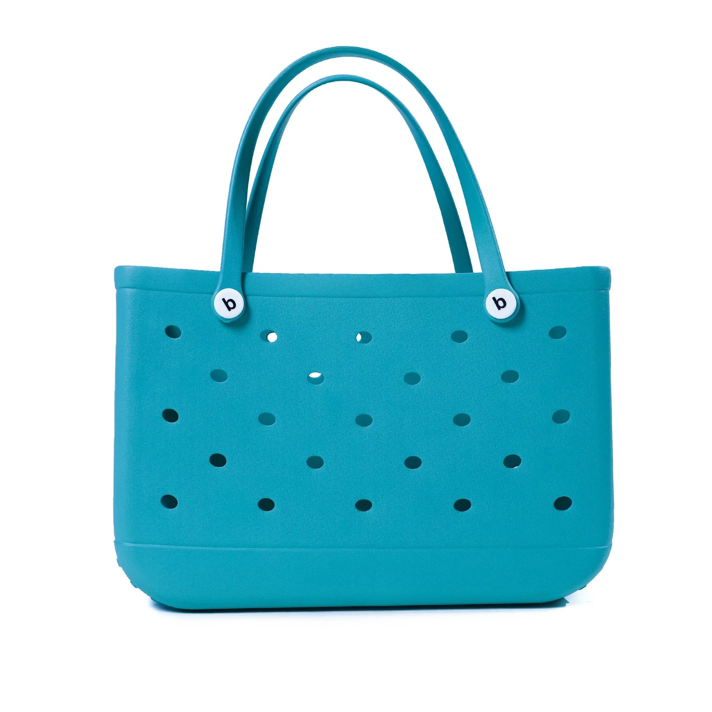 XL Waterproof Beach Bag for Women EVA Rubber Tote Storage Basket Travel Handbag