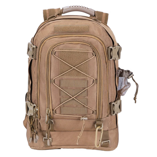 65L Outdoor Tactical Backpack for Men Large Capacity Military Hiking Rucksack