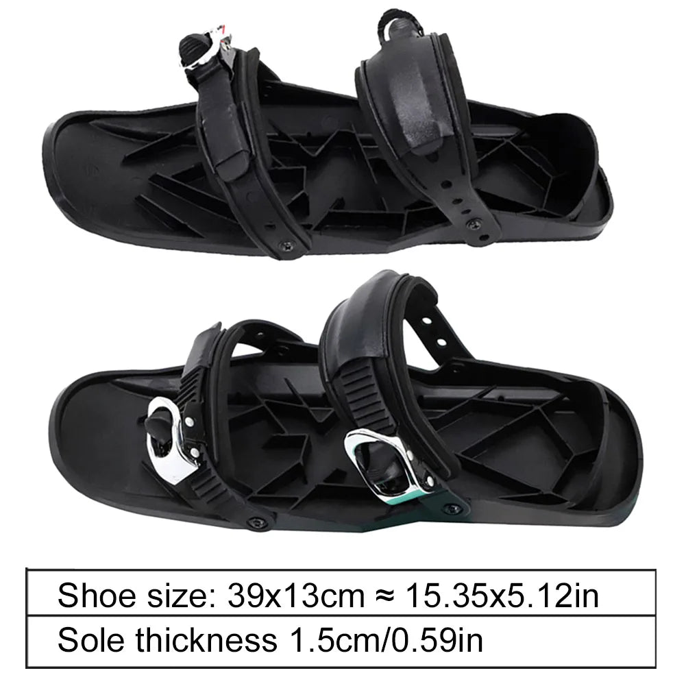 Mini Short Ski Skates Portable Snow Shoes For Winter Sports