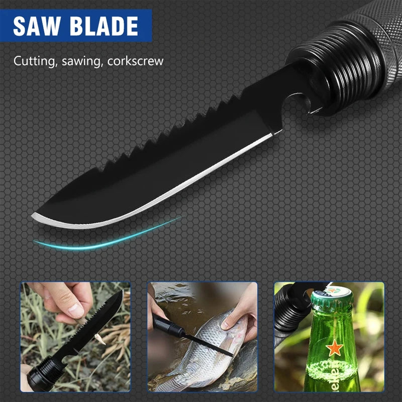 Multi Functional Outdoor Camping Axe With Detachable Head Portable Survival Axe For Firewood Chopping And Camp Tasks