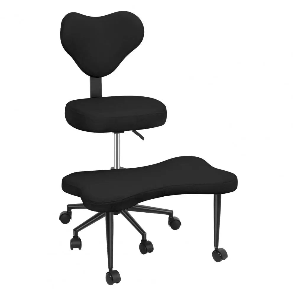 Yoga Chair with Back Support and Wheels for Meditation and Home Office Use
