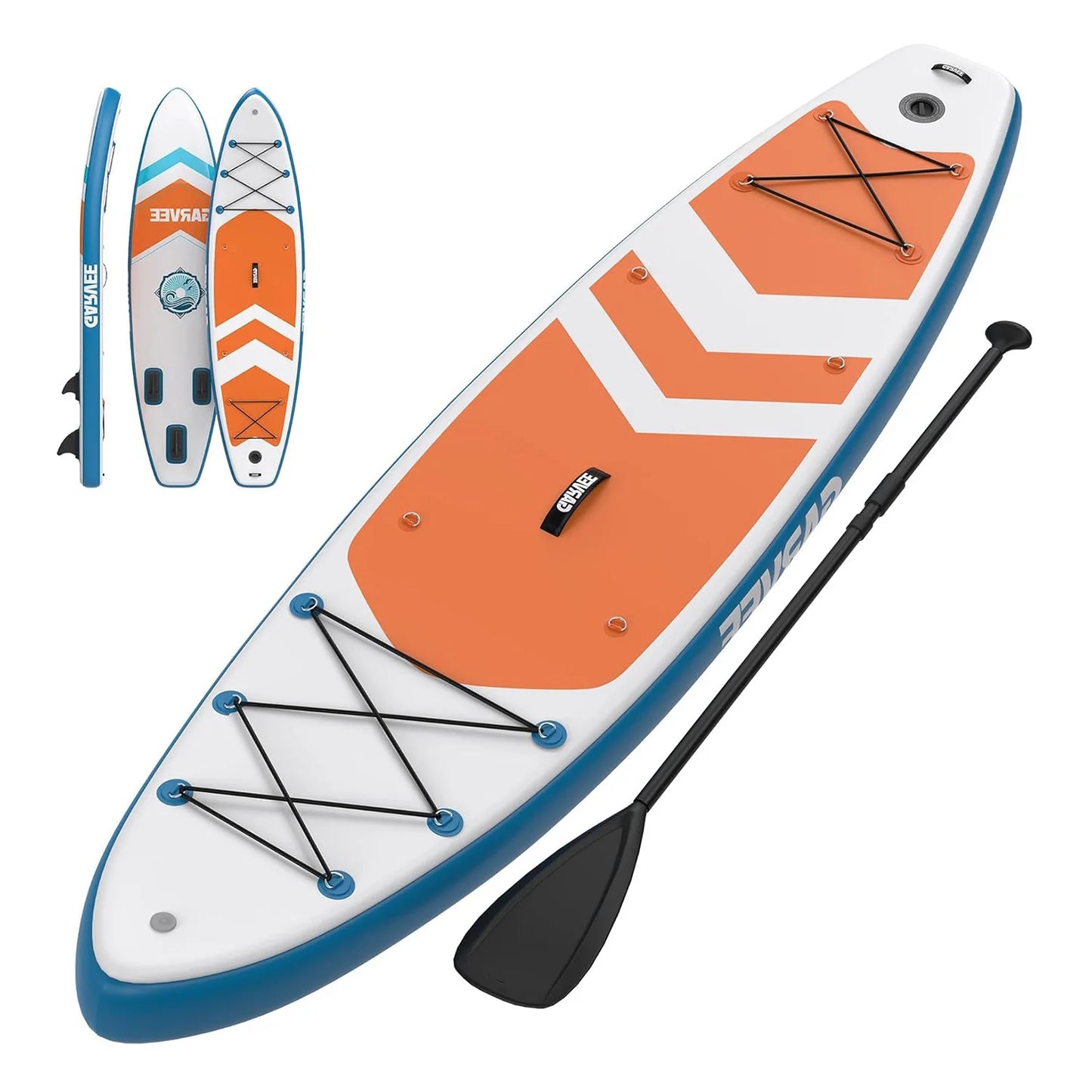 Inflatable Stand Up Paddle Board Ten Point Six Foot With Non Slip EVA Deck