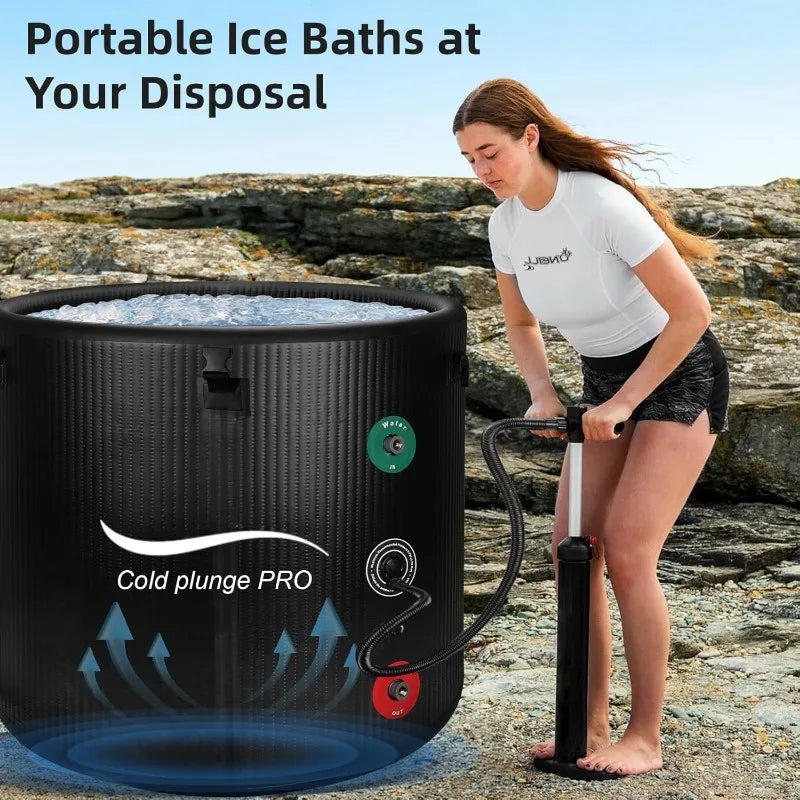 Cold Plunge Pro Water Chiller Ice Bath Tub for Athletes with AirTough Structure