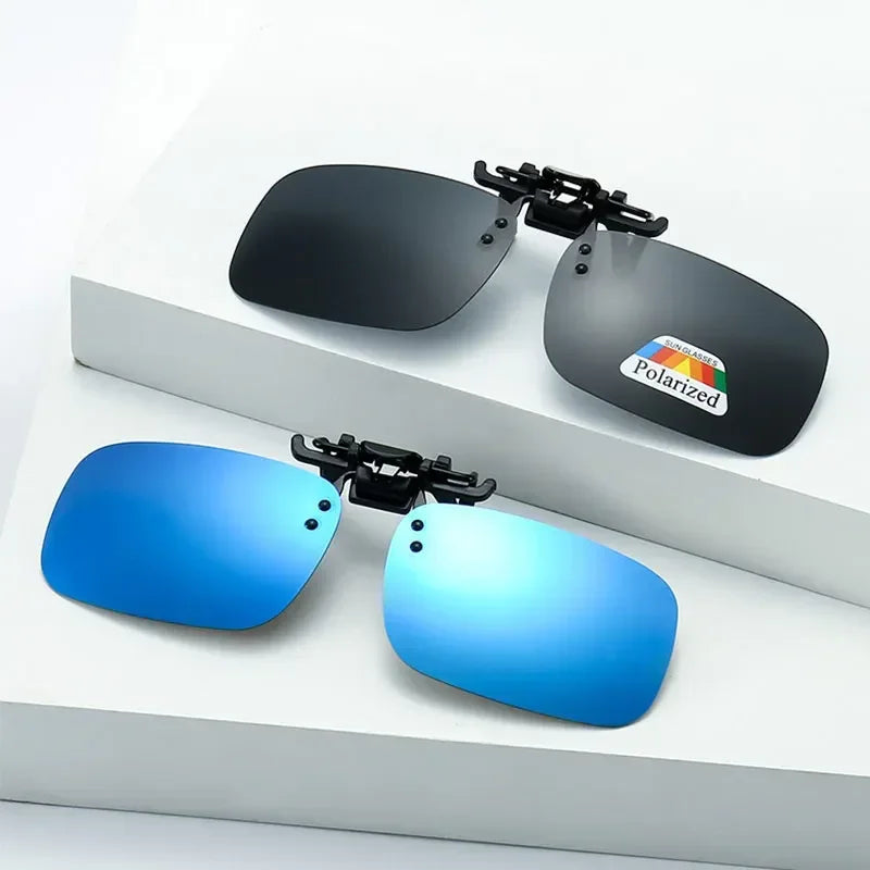 Polarized Sunglasses Clip On Driving Night Vision UV400 Outdoor Shades
