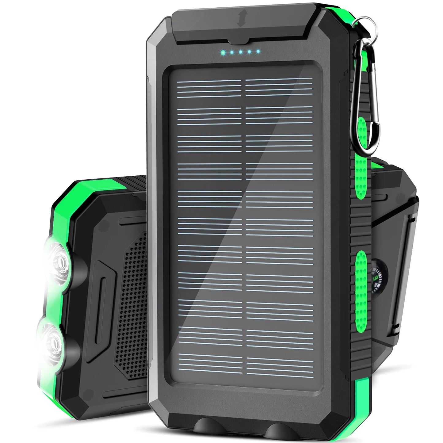 Waterproof Outdoor Solar Power Bank 38800mAh Dual USB Charger for Camping