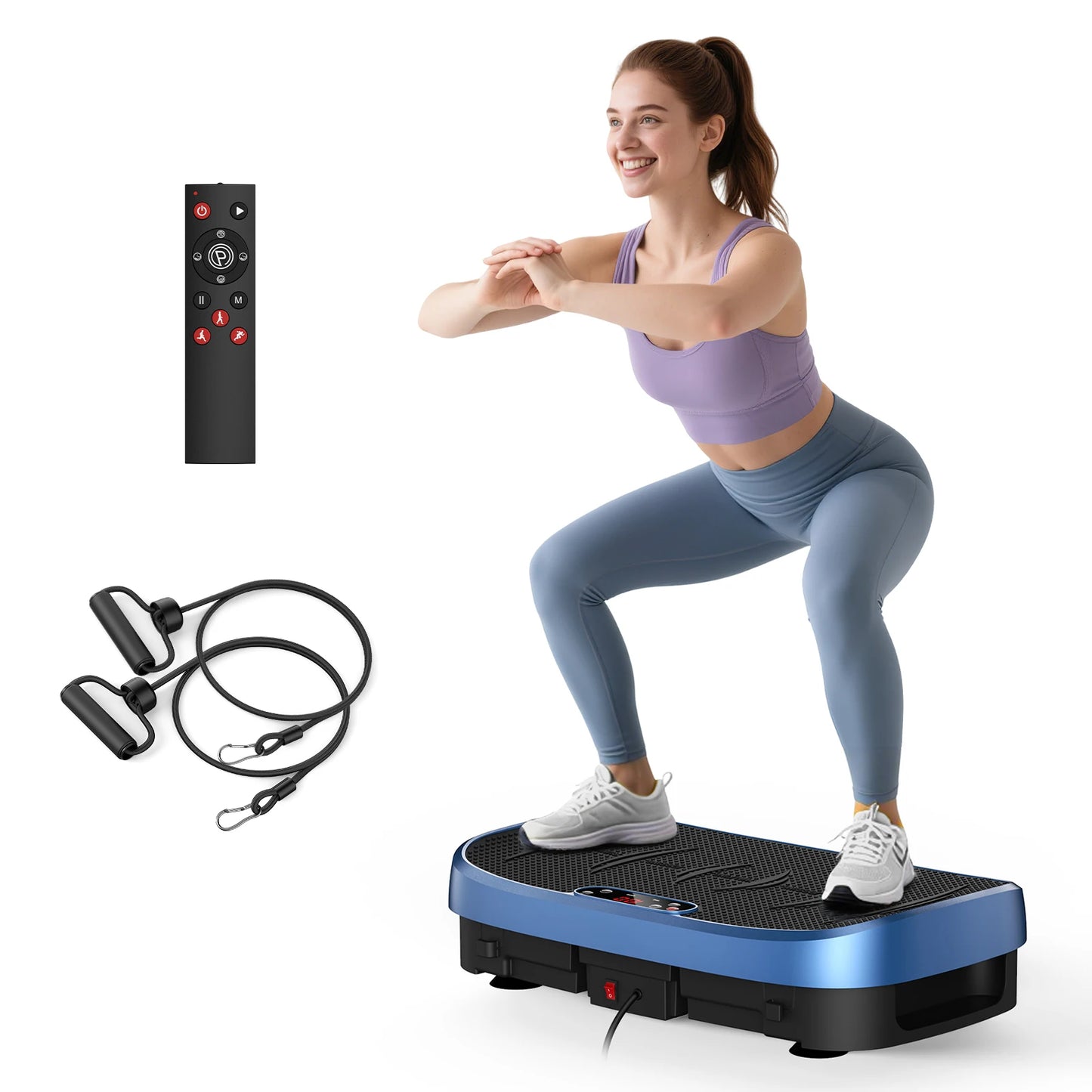 Vibration Plate Fitness Multi-Function Trainer with 120 Levels