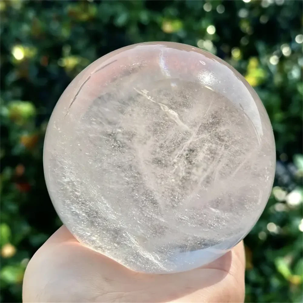 White Calcite Crystal Ball Healing Gemstone For Home Decor