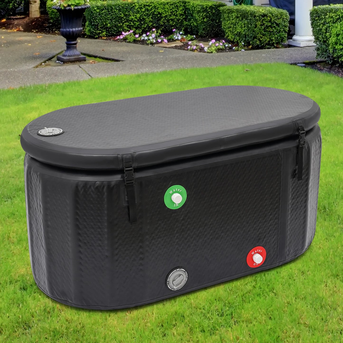 Inflatable Ice Bath Tub with Pump for Athletes and Competitions - PVC 370L
