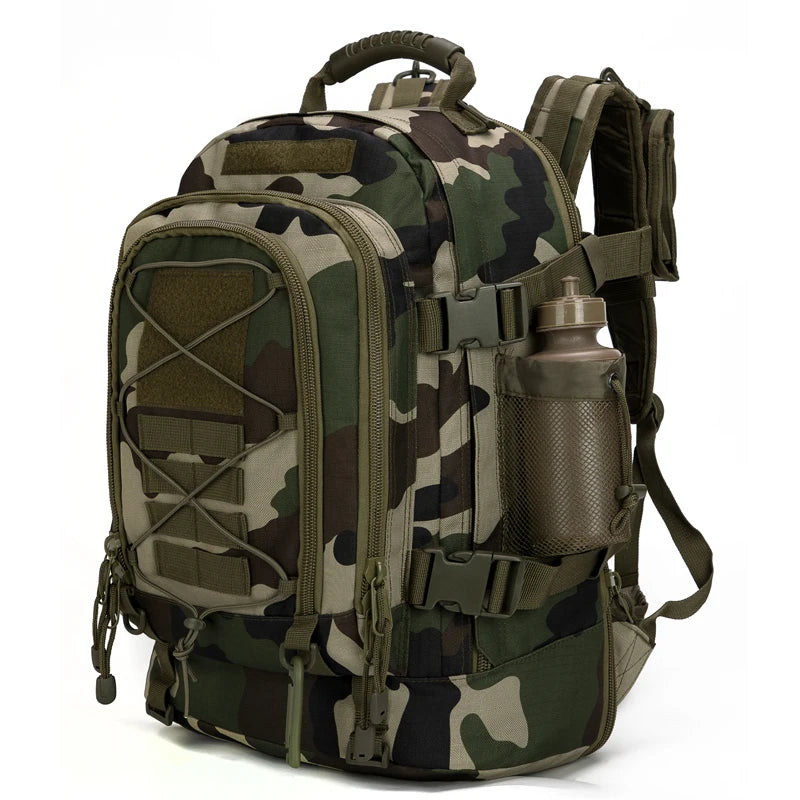 Tactical Military Backpack 55 L Molle Daypack Bug Out Bag For Hiking