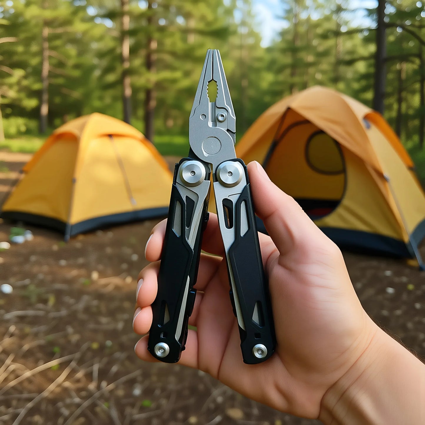 27 In 1 Multitool Pliers Stainless Steel Survival Tool For Camping Fishing