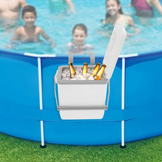 Above Ground Pool Cooler with Portable Handle Insulated for 24 Hours 10L