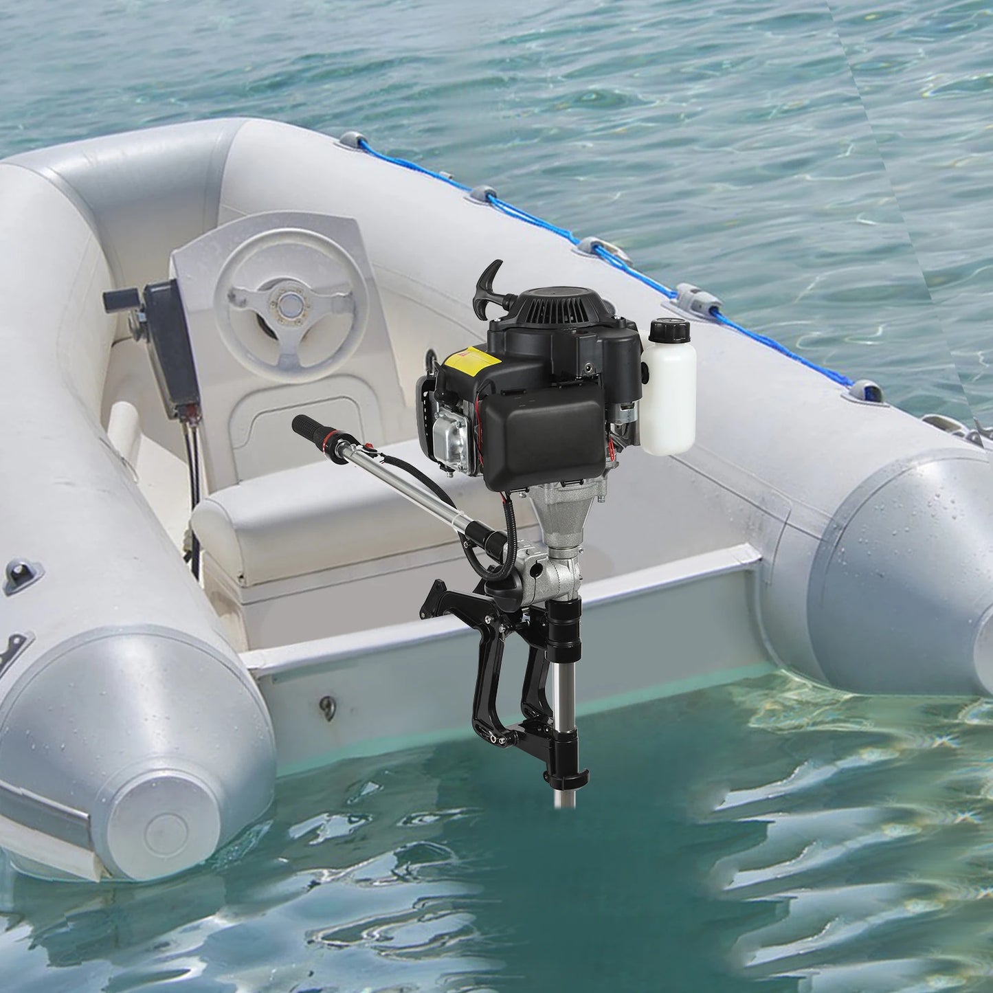 4 Stroke 7.5HP Heavy Duty Inflatable Fishing Boat Engine with Electric Start