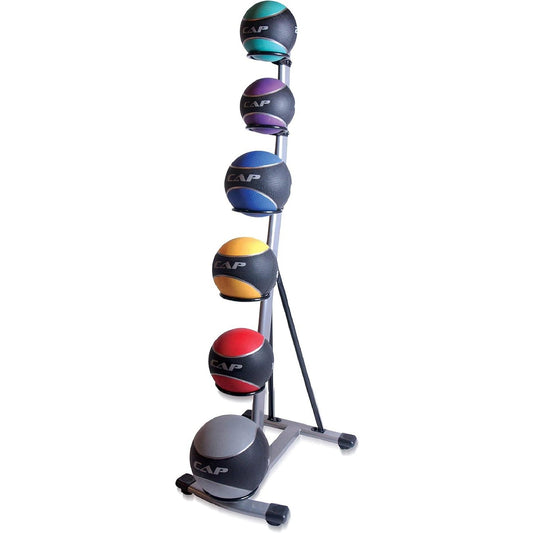 Caphaus Medicine Ball Set With Multiple Weights And Rack